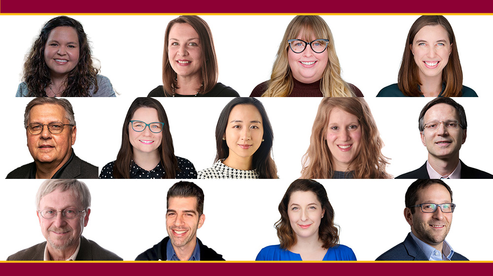 headshots of the recipients of the 2024 faculty and staff awards